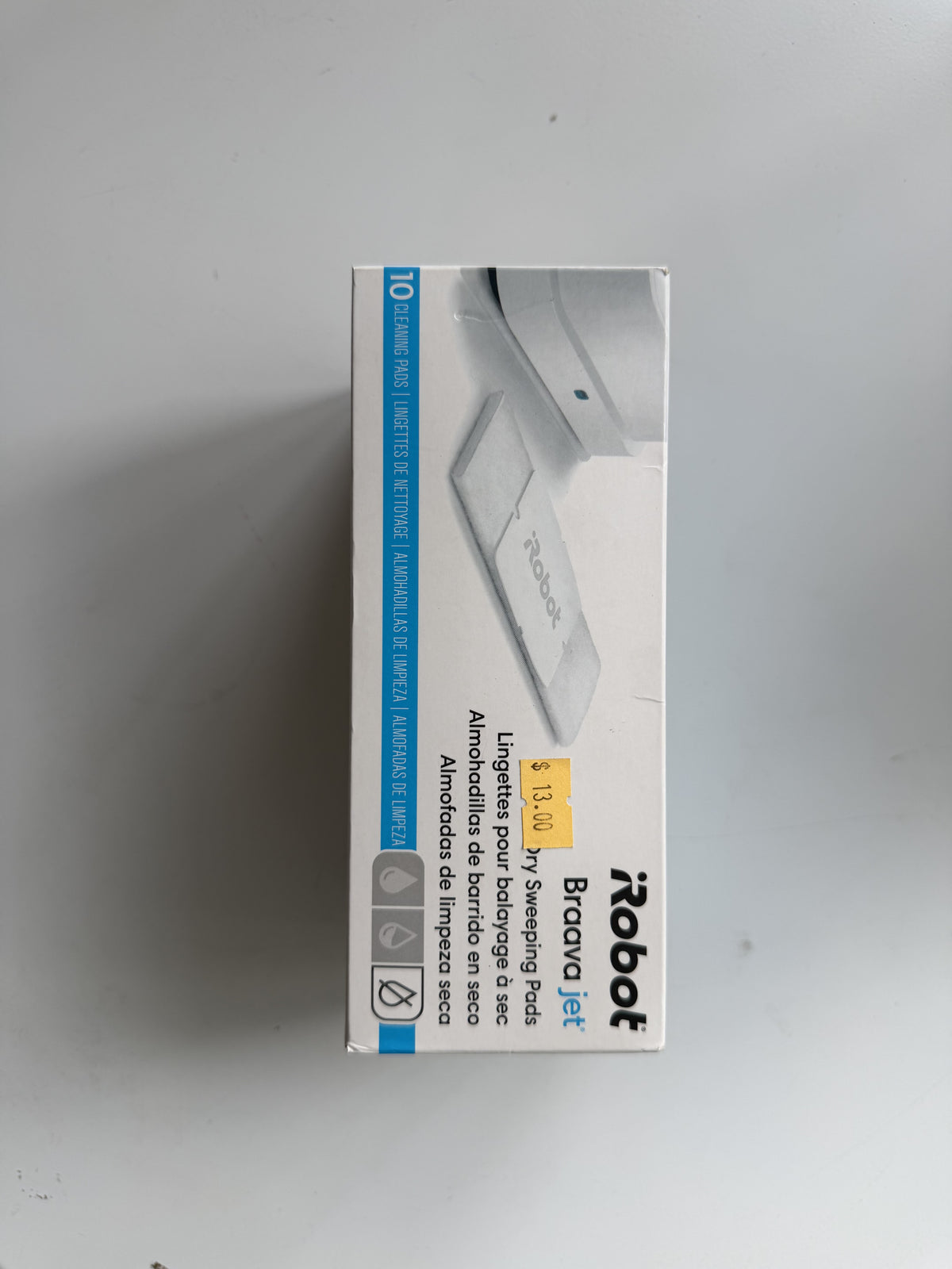 iRobot Braava jet 240 Dry Sweeping Pads 10-Pack — White; 10 disposable pads