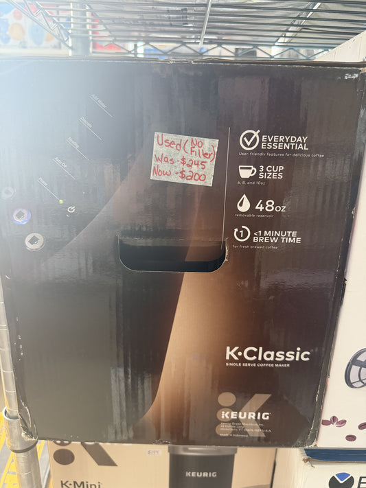 Keurig K-Classic K50 Single-Serve Coffee Maker — Black; 48 oz reservoir
