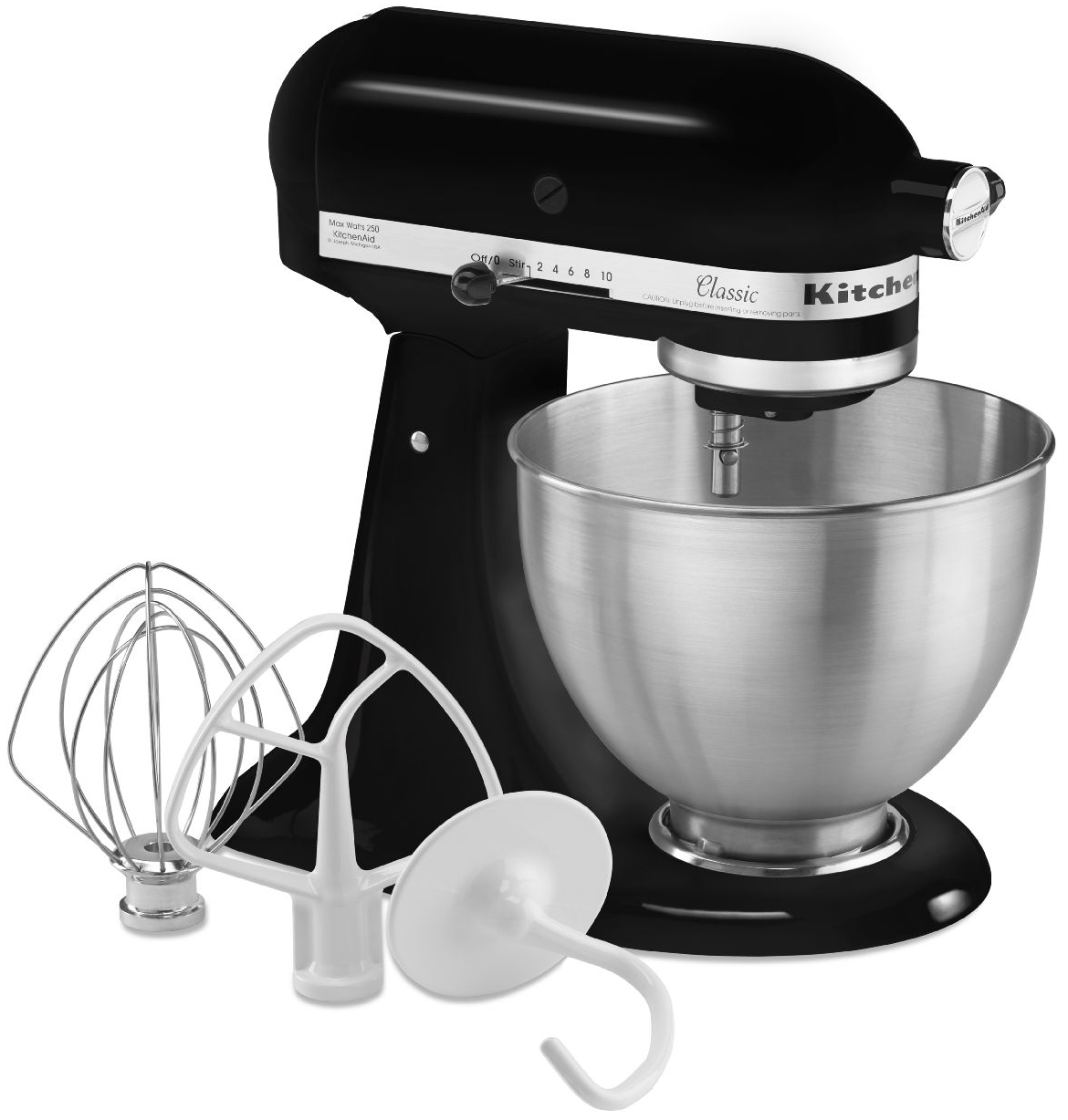 KitchenAid Classic 4.5-Quart Tilt-Head Stand Mixer — Onyx Black — catalog view 1