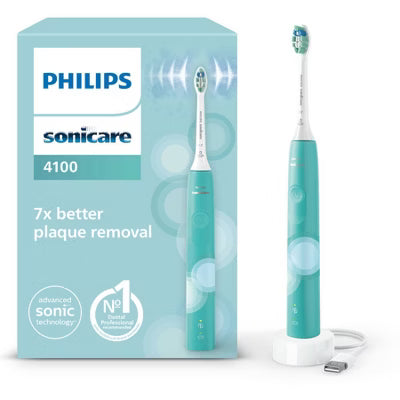 Philips Sonicare 4100 Rechargeable Electric Toothbrush — Mint/White