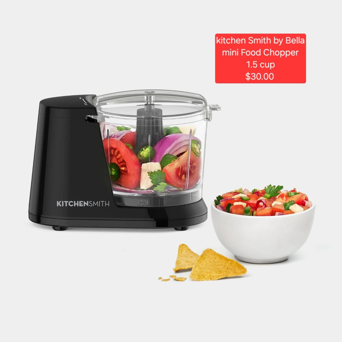 KitchenSmith by Bella Mini Food Chopper
