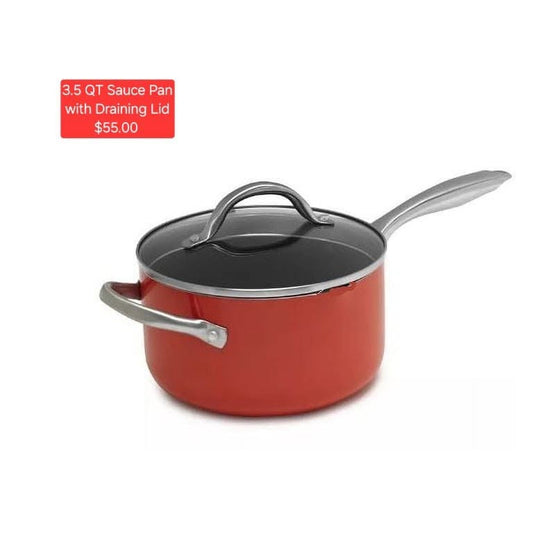Sauce Pan with Draining Lid