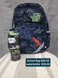 Dinosaur Print School Backpack