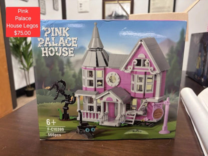 Pink Palace House Building Block Set