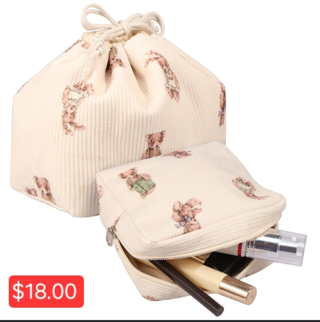 Travel Cosmetic Bag Set