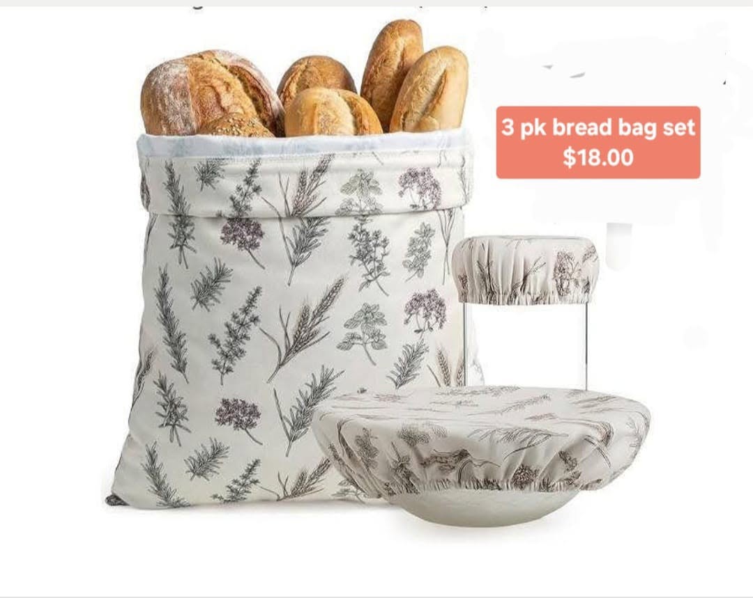 Reusable Bread Bag Set