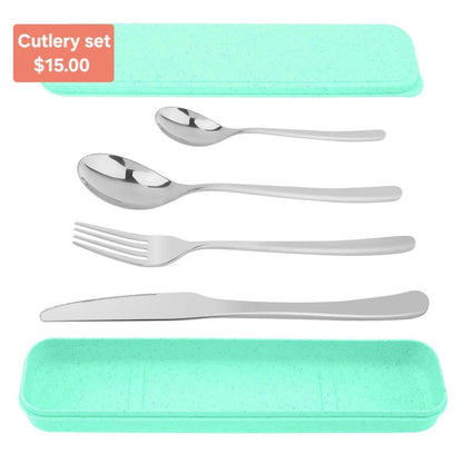 Portable Cutlery Set with Case