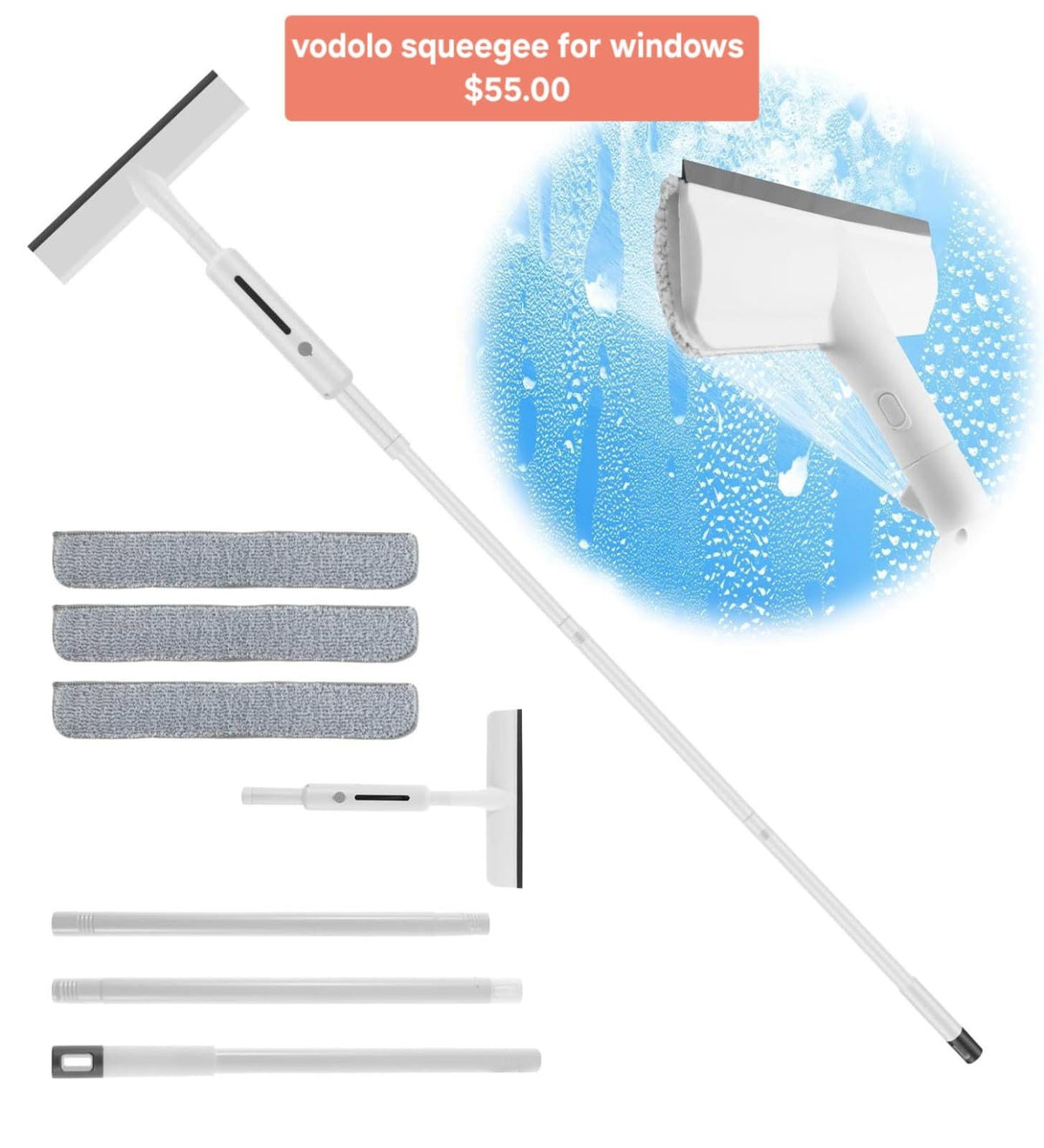 Vodolo Window Squeegee
