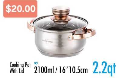 Queen Royal Cooking Pot with Lid