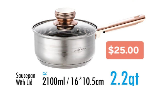Queen Royal Saucepan with Lid