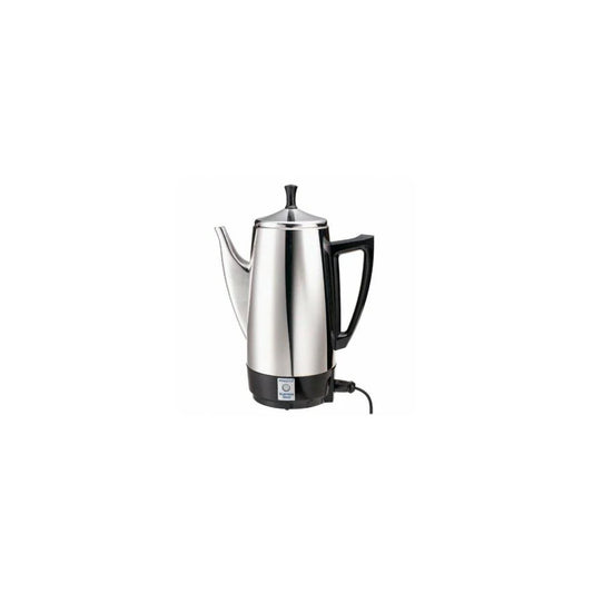 Presto 12-Cup Stainless Steel Coffee Maker — Stainless steel; 12 cup