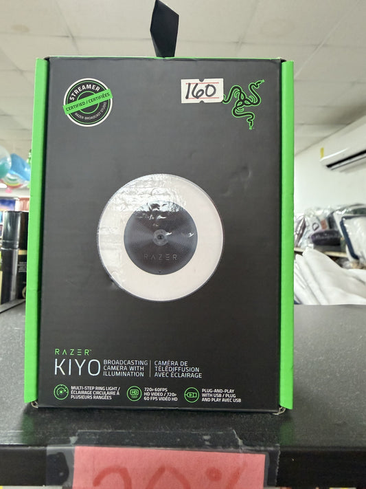 Razer Kiyo Broadcasting Camera with Ring Light — Black