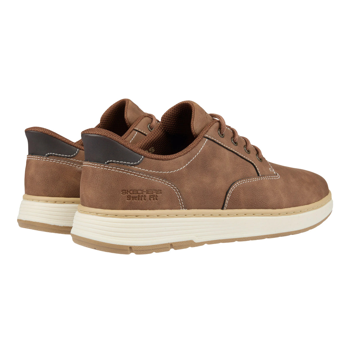 Skechers Swift Fit Hands-Free Shoe — Brown; US men's 9.5