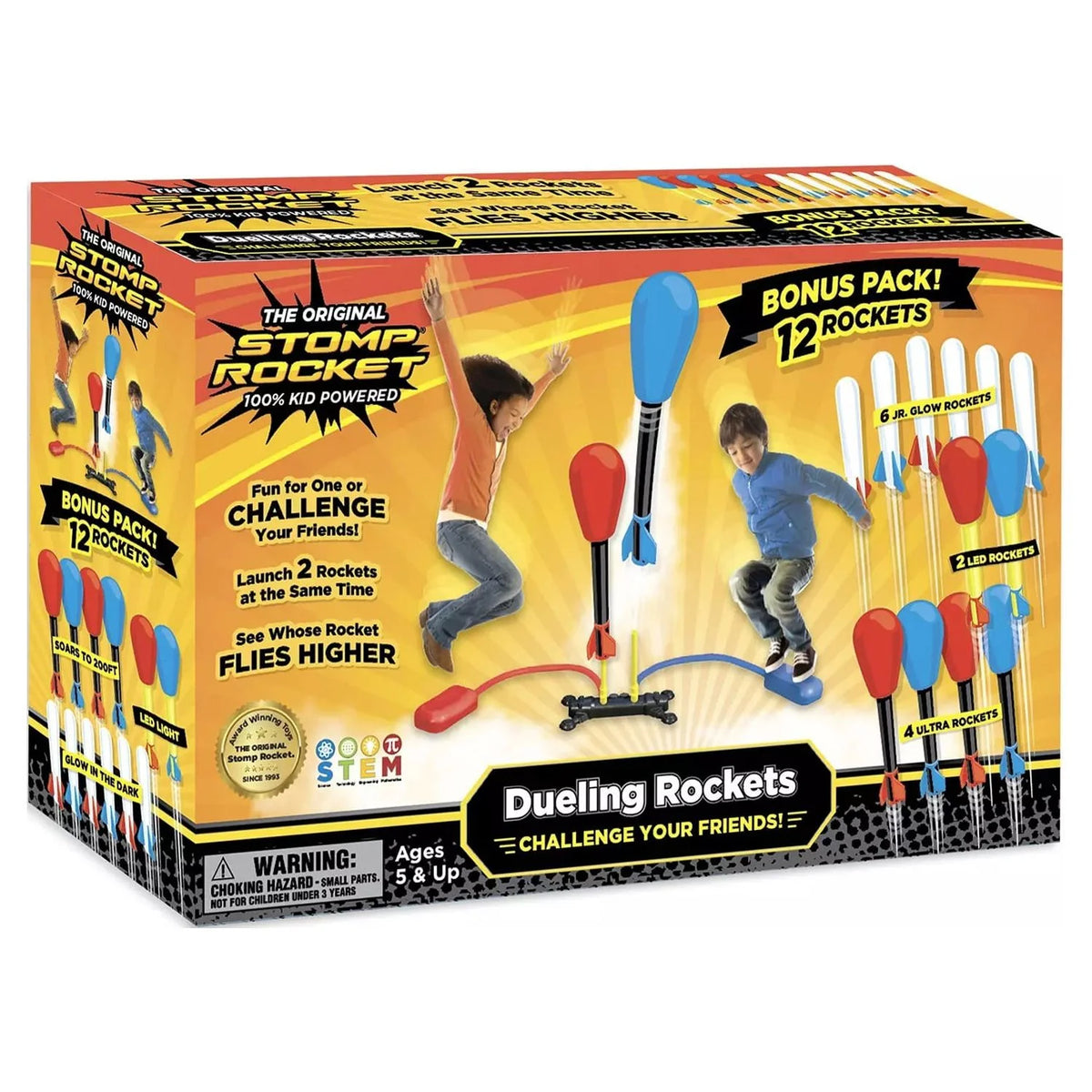 Stomp Rocket Dueling Rockets Bonus Pack — 12 rockets