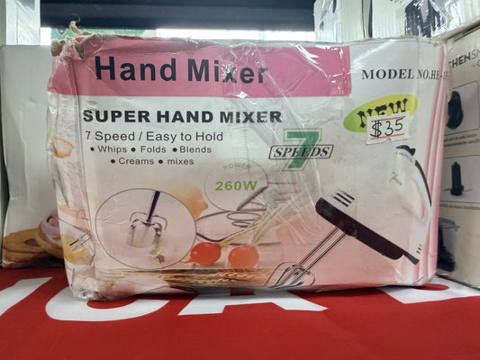 Super Hand Mixer — 7 speed; 260W