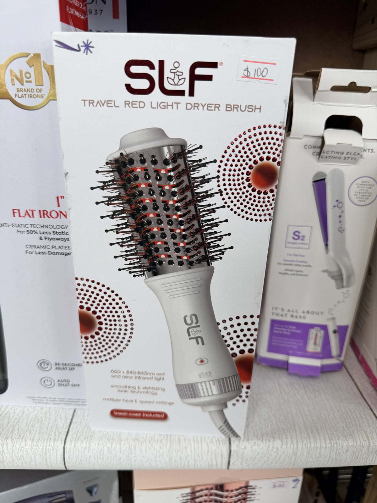 Sutra Beauty Travel Red-Light Dryer Brush — Travel size