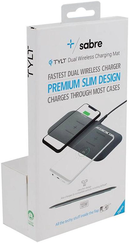 TYLT Dual Wireless Charging Mat — Fabric charging mat