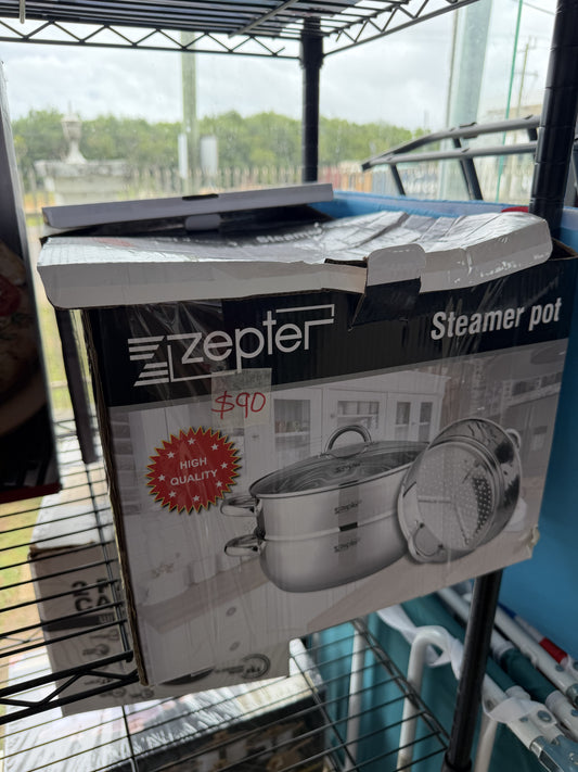 Zepter 4-Piece Steamer Pot Set — 30 cm; stainless steel